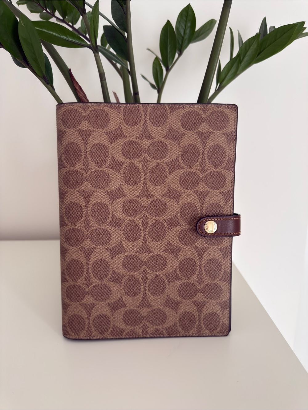 Coach Signature Canvas Planner Cover – New